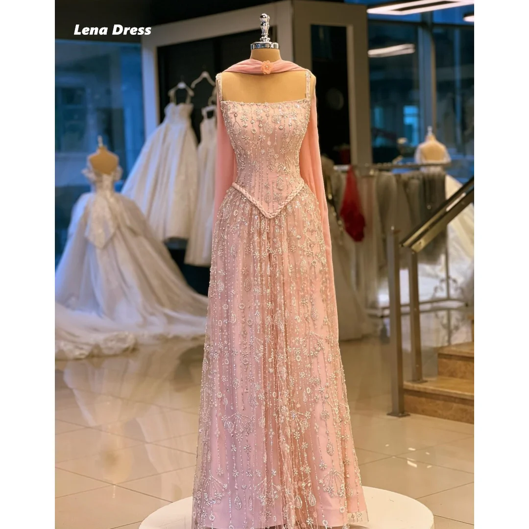 Lena Ball Gown Dress Beads Prom Dresses 2025 Luxury Evening Dresses Woman Elegant Shawl Robe Soiree Lace Custom Made Line A Long
Lena Ball Gown Dress Beads Prom Dresses 2025 Luxury Evening Dresses Woman Elegant Shawl Robe Soiree Lace Custom Made Line A Long