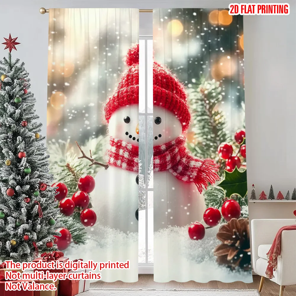 2pcs 2D flat printing Merry Christmas Popular Curtain snowman 0 Versatile 100% Polyester Without Electricity Spring Party &
2pcs 2D flat printing Merry Christmas Popular Curtain snowman 0 Versatile 100% Polyester Without Electricity Spring Party &