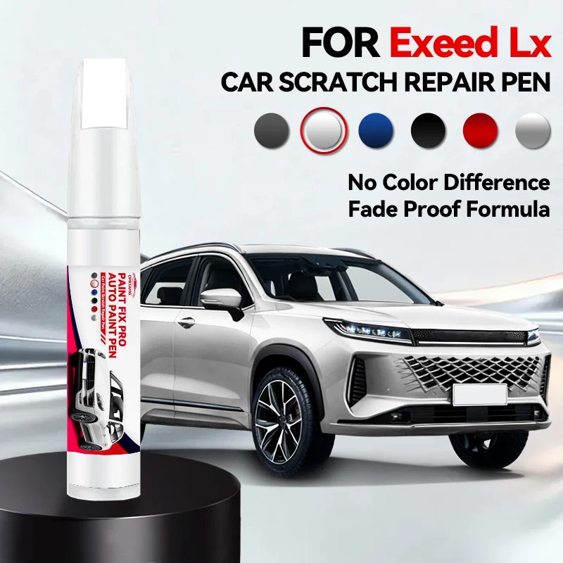 Ручка-корректор для ремонта лакокрасочного покрытия Chery Exeed LX 1990-2026, средство для удаления царапин, аксессуары для авто DIY, черный, белый, серебристый, серый, синий, красный
Ручка-корректор для ремонта лакокрасочного покрытия Chery Exeed LX 1990-2026, средство для удаления царапин, аксессуары для авто DIY, черный, белый, серебристый, серый, синий, красный