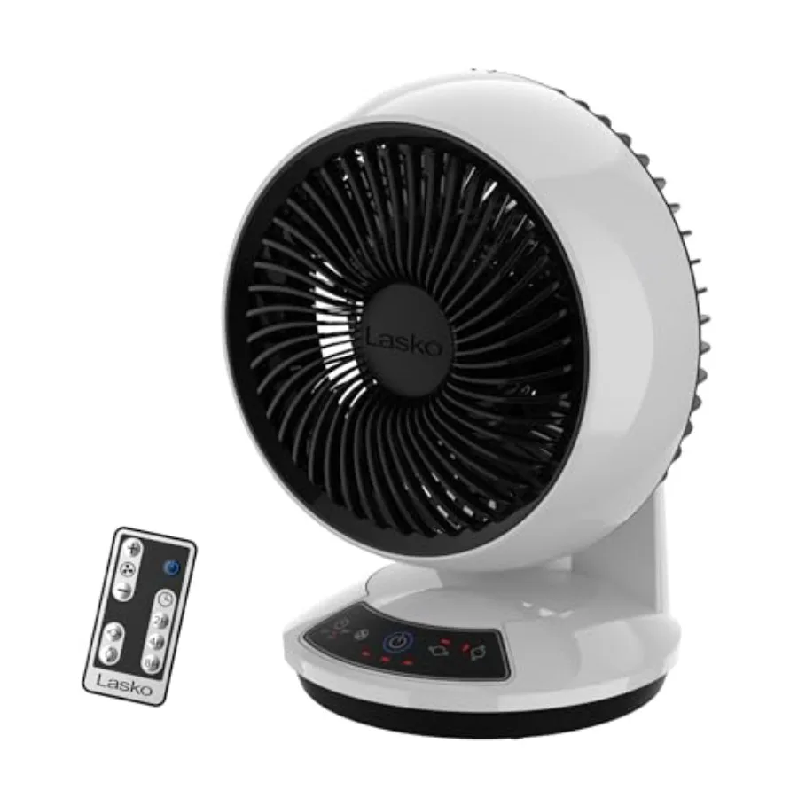 Whirlwind Orbital Motion Air Circulator Table Fan, 3 Speeds, Timer, Dark Mode, Remote Control for Small and Medium Sized Rooms,
Whirlwind Orbital Motion Air Circulator Table Fan, 3 Speeds, Timer, Dark Mode, Remote Control for Small and Medium Sized Rooms,