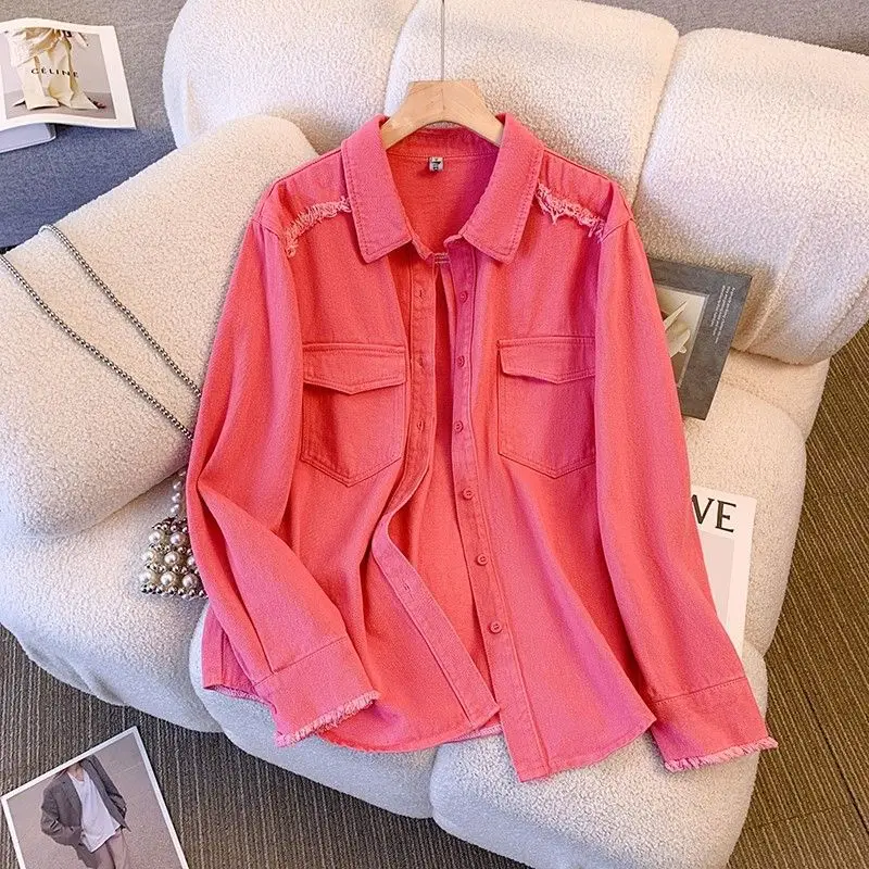Casual Jean Jacket Women's Spring Autumn Thin Jackets 2023 New Loose Mid-length Vintage Denim Top Coats Streetwear
Casual Jean Jacket Women's Spring Autumn Thin Jackets 2023 New Loose Mid-length Vintage Denim Top Coats Streetwear