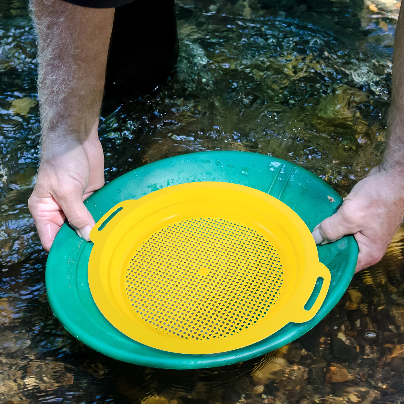 1 Set Gold Prospecting Pan Compact Portable Sifting Tool Fine Mesh High Efficiency Gold Extraction Sifter For Outdoor Mining
1 Set Gold Prospecting Pan Compact Portable Sifting Tool Fine Mesh High Efficiency Gold Extraction Sifter For Outdoor Mining