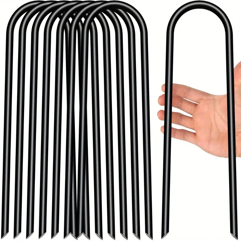 Top Quality 8pcs Heavy-duty Box Spring Anchor Kit, Suitable For Football Goals Upgraded Black Heavy-duty U-shaped Ground Nails
Top Quality 8pcs Heavy-duty Box Spring Anchor Kit, Suitable For Football Goals Upgraded Black Heavy-duty U-shaped Ground Nails