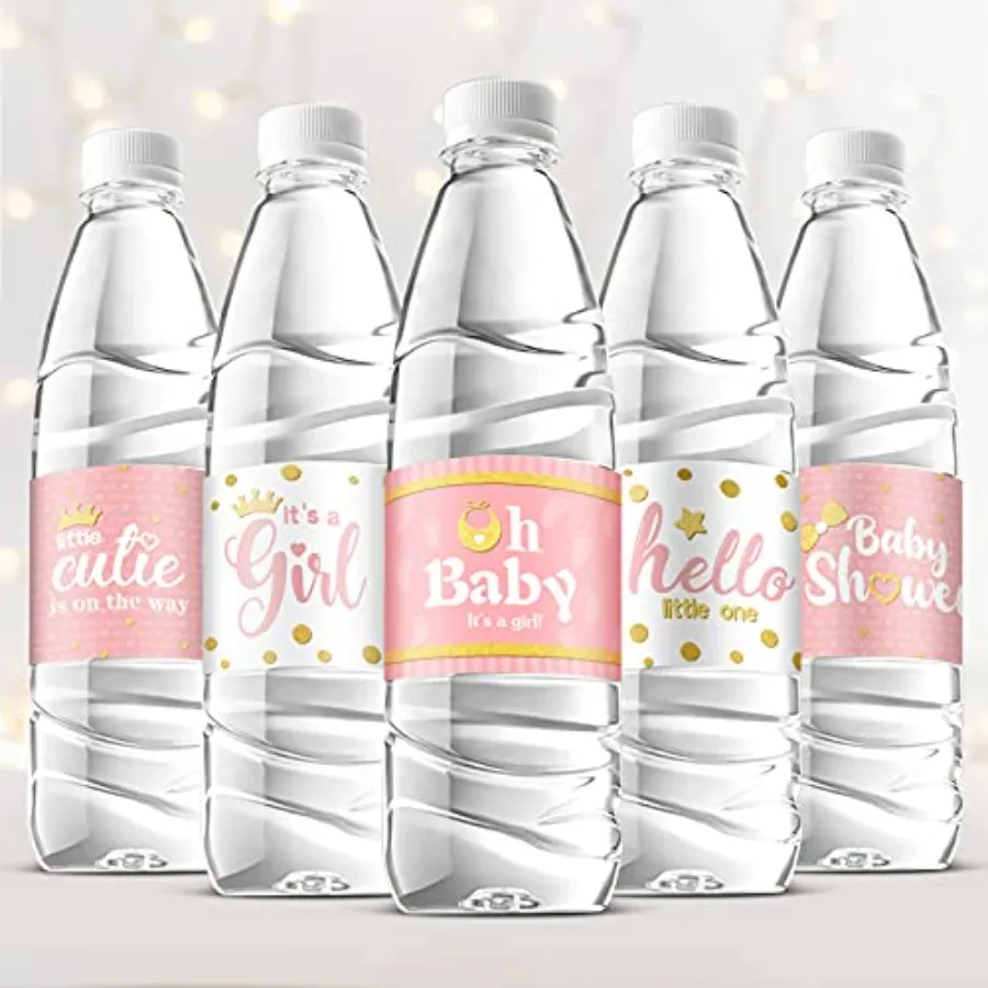 Teling 80 Pieces Baby Shower Water Bottle Labels Waterproof Water Bottle Stickers Wrappers Labels for Baby Shower Party Decorat
Teling 80 Pieces Baby Shower Water Bottle Labels Waterproof Water Bottle Stickers Wrappers Labels for Baby Shower Party Decorat