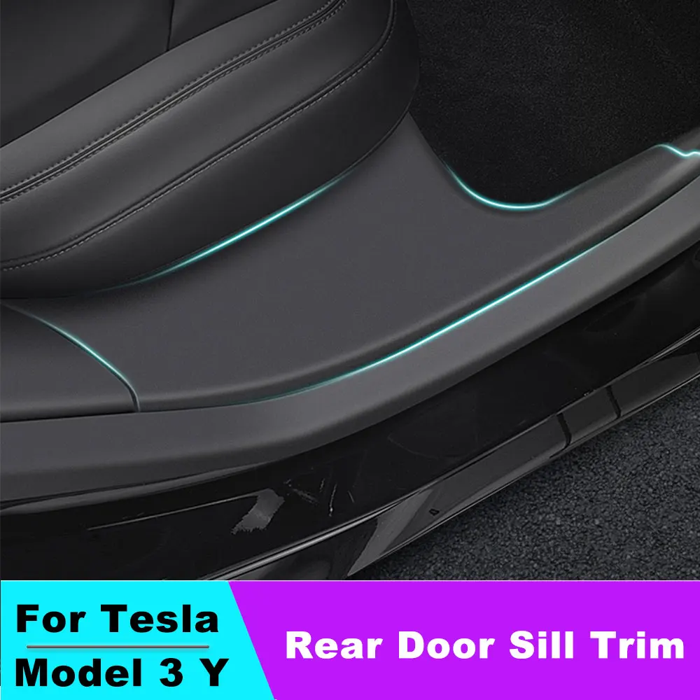 ABS Rear Door Sill Decoration Sticker Accessories For Tesla Model Y Car Threshold Pedal Protection Strip
ABS Rear Door Sill Decoration Sticker Accessories For Tesla Model Y Car Threshold Pedal Protection Strip