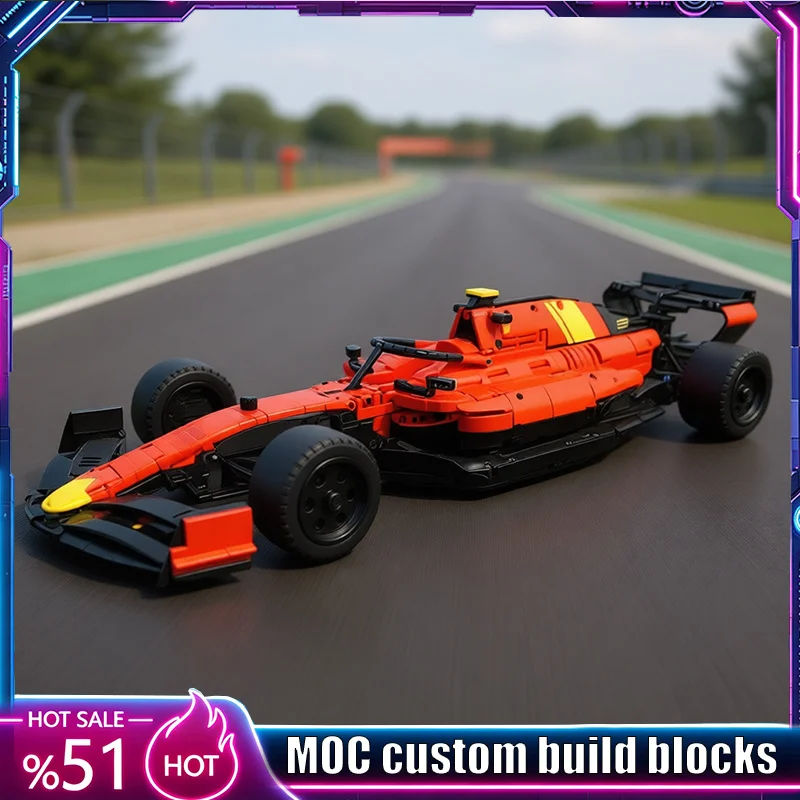 3152Pcs High Performance Open Wheel Racing Vehicle Model MOC Building Blocks Brick Diy Assembly Educational Toy Collection Gifts
3152Pcs High Performance Open Wheel Racing Vehicle Model MOC Building Blocks Brick Diy Assembly Educational Toy Collection Gifts