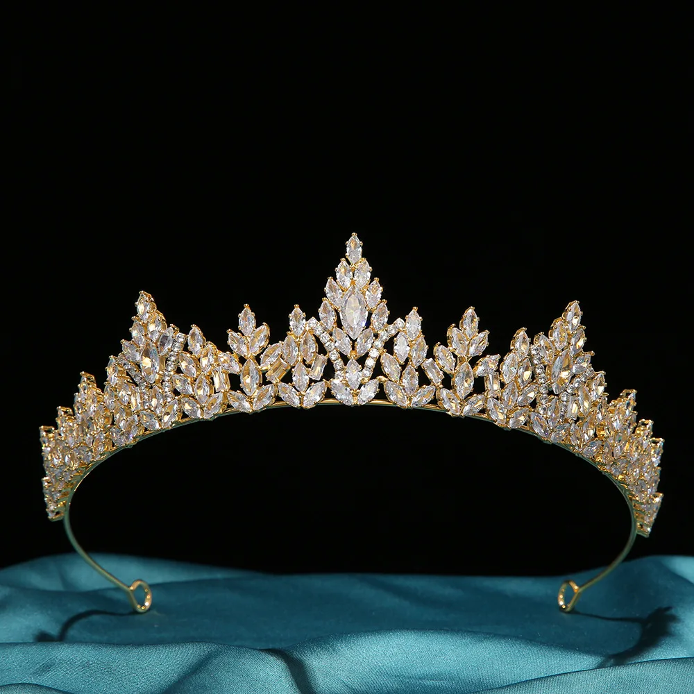Luxury Bridal Crowns Tiaras For Wedding Headpiece Zircon CZ Princess Crowns For Brides Women Diadem Party Hair Jewelry Headdress
Luxury Bridal Crowns Tiaras For Wedding Headpiece Zircon CZ Princess Crowns For Brides Women Diadem Party Hair Jewelry Headdress