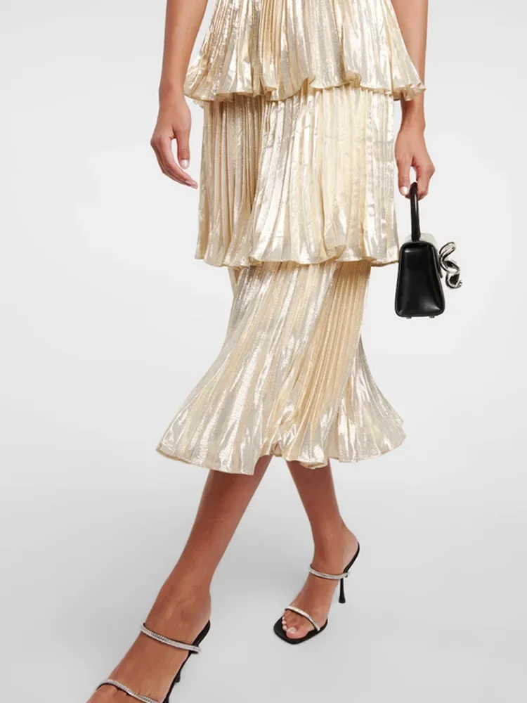 2024 Rhinestones Festival Women Pleated Dress Models Jazz Costume Backless Y2k Clothes Latin Ruffle Urban Dance Kpop Stage Dress
2024 Rhinestones Festival Women Pleated Dress Models Jazz Costume Backless Y2k Clothes Latin Ruffle Urban Dance Kpop Stage Dress
