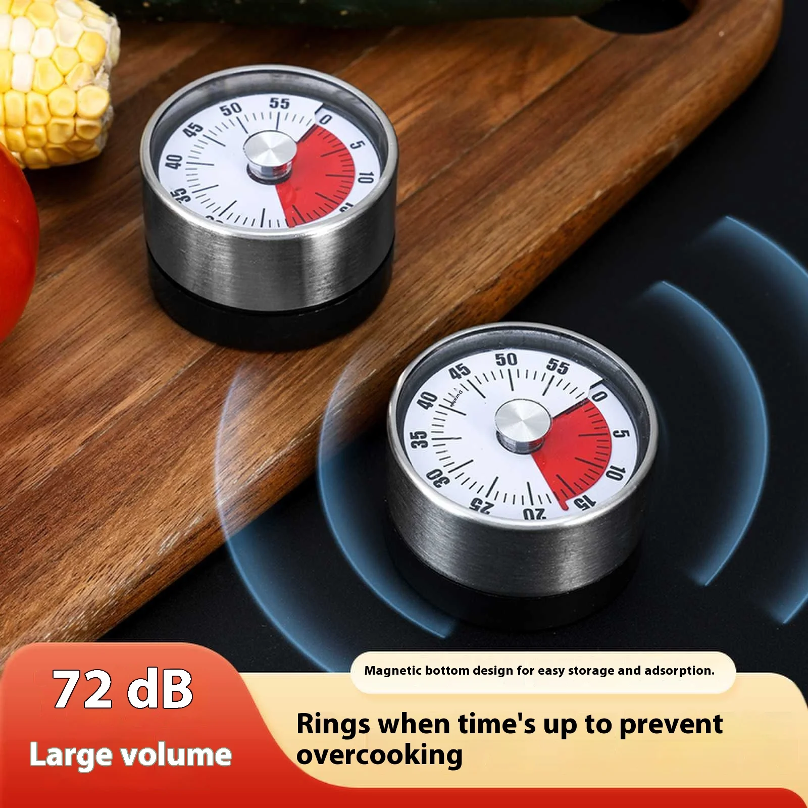 Kitchen Mechanical Timer Electromagnet Reminder Baking Alarm Clock with Loud Sound for Cooking And Baking
Kitchen Mechanical Timer Electromagnet Reminder Baking Alarm Clock with Loud Sound for Cooking And Baking
