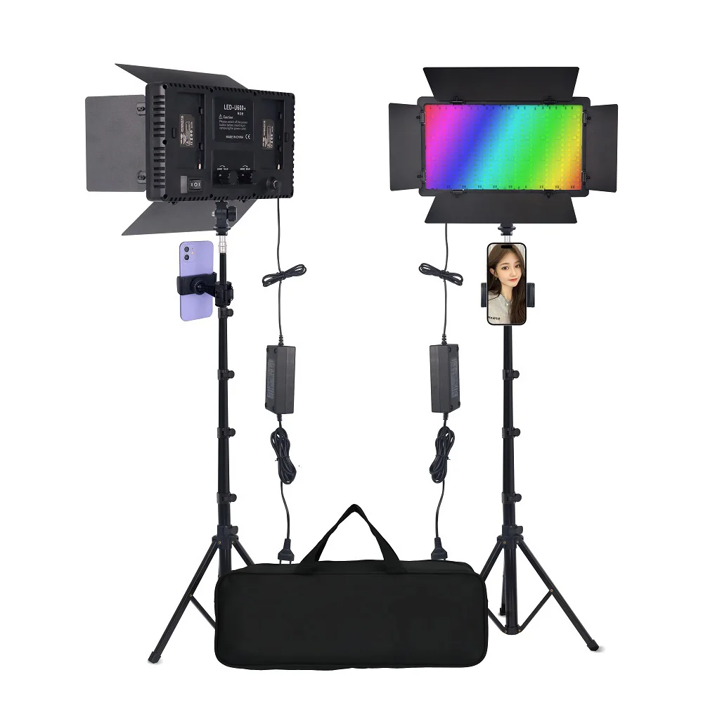 Selfie RGB U600 Video Professional Photography Light with Mobile Phone Clip Suitable for Studio Makeup LED Ring Fill Lights
Selfie RGB U600 Video Professional Photography Light with Mobile Phone Clip Suitable for Studio Makeup LED Ring Fill Lights