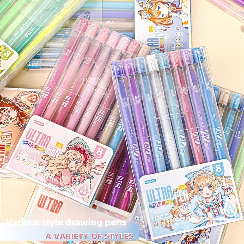 150/6 Colors Colors Large Capacity Acrylic Gel Pen 1.0mm Painting Drawing Student Writing Pen Office School Supplies Stationery
150/6 Colors Colors Large Capacity Acrylic Gel Pen 1.0mm Painting Drawing Student Writing Pen Office School Supplies Stationery