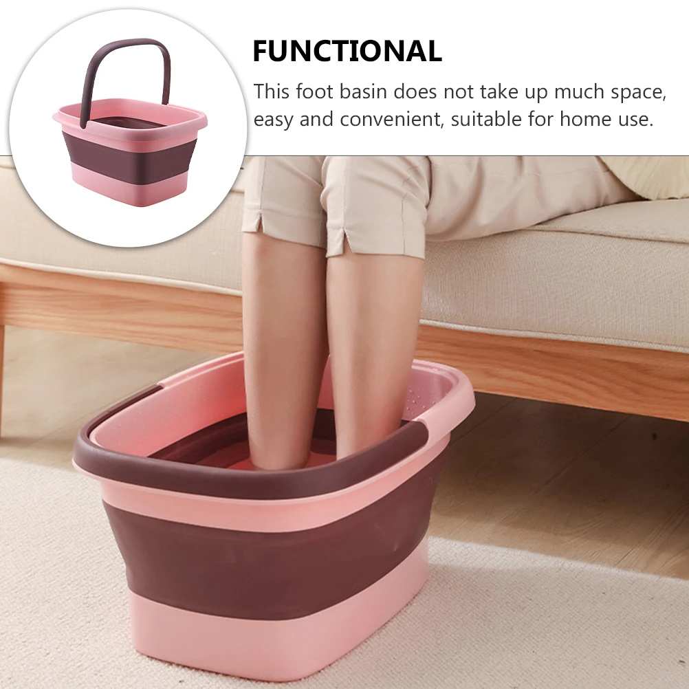 Folding Foot Basin Pink Home Bucket Large Capacity Massage Soak Tub Multi-purpose Storage Wash Barrel Reliable Material Stable
Folding Foot Basin Pink Home Bucket Large Capacity Massage Soak Tub Multi-purpose Storage Wash Barrel Reliable Material Stable