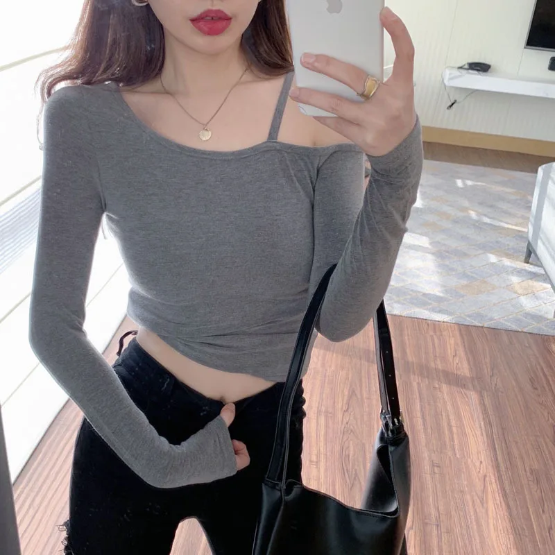2025 New Women Casual Long Sleeve T-Shirts Pullovers Tees Sexy Off Shoulder Female Black White Top Streetwear Base Tees Top Wh4
2025 New Women Casual Long Sleeve T-Shirts Pullovers Tees Sexy Off Shoulder Female Black White Top Streetwear Base Tees Top Wh4