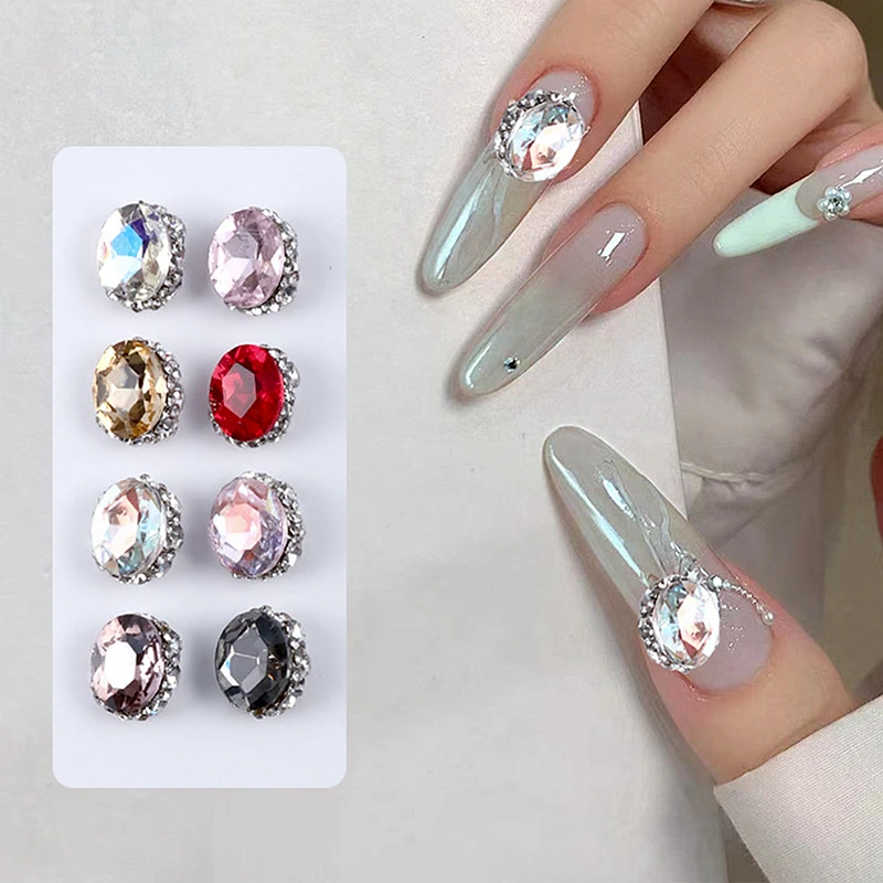 5PC Oval Stacked 3D Nail Art Rhinestone Crystal Diamond Pile Pigeon Egg Charms Jewelry Accessories For Nails Decoration Supplies
5PC Oval Stacked 3D Nail Art Rhinestone Crystal Diamond Pile Pigeon Egg Charms Jewelry Accessories For Nails Decoration Supplies