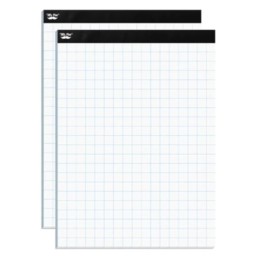 Mr. Pen- Graph Paper pads 8.5 x 11 Inches, 2 Pack, 55 Sheets/Pack, 2x2 2 Squares Per Inch,Blueprint Grid Paper Pads 8.5 x 11, M
Mr. Pen- Graph Paper pads 8.5 x 11 Inches, 2 Pack, 55 Sheets/Pack, 2x2 2 Squares Per Inch,Blueprint Grid Paper Pads 8.5 x 11, M