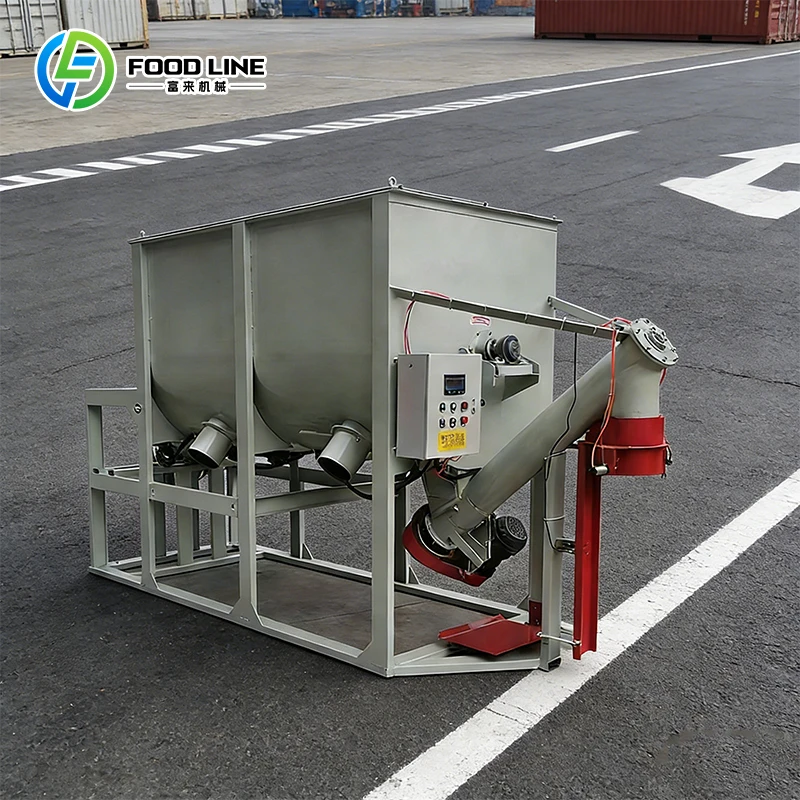 Ribbon Blender for Animal Feed Industrial Fodder Mixer Poultry Feed Mixer Machine
Ribbon Blender for Animal Feed Industrial Fodder Mixer Poultry Feed Mixer Machine