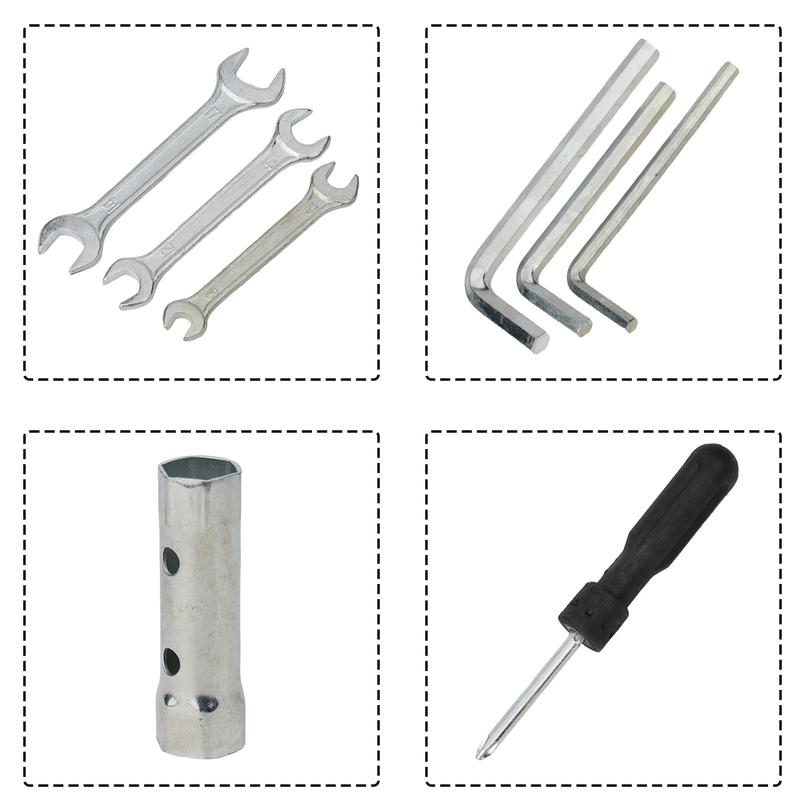 Набор для ремонта мотоцикла, 8 предметов, с двусторонними гаечными ключами, торцевой ключ и инструментами для отверток с удобной сумкой для хранения
Набор для ремонта мотоцикла, 8 предметов, с двусторонними гаечными ключами, торцевой ключ и инструментами для отверток с удобной сумкой для хранения