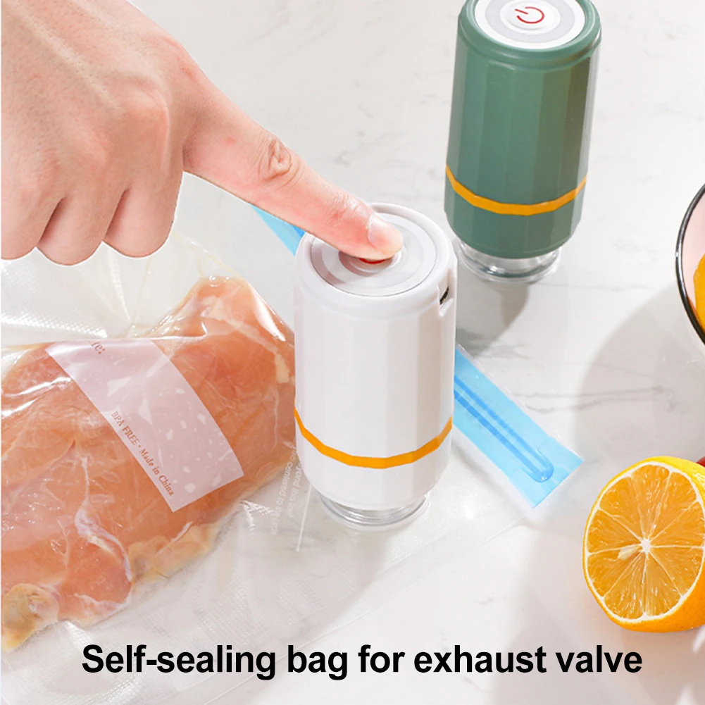 Vacuum Sealer USB Rechargeable Portable Mini Sealer Food Vacuum Machine for Sous Vide and Food Storage
Vacuum Sealer USB Rechargeable Portable Mini Sealer Food Vacuum Machine for Sous Vide and Food Storage