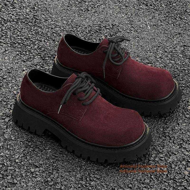 Big Round Toe Derby Shoes Men's Thick-Soled Height Increasing Leather Shoes British Style Men's Shoes Trendy Men Shoes
Big Round Toe Derby Shoes Men's Thick-Soled Height Increasing Leather Shoes British Style Men's Shoes Trendy Men Shoes