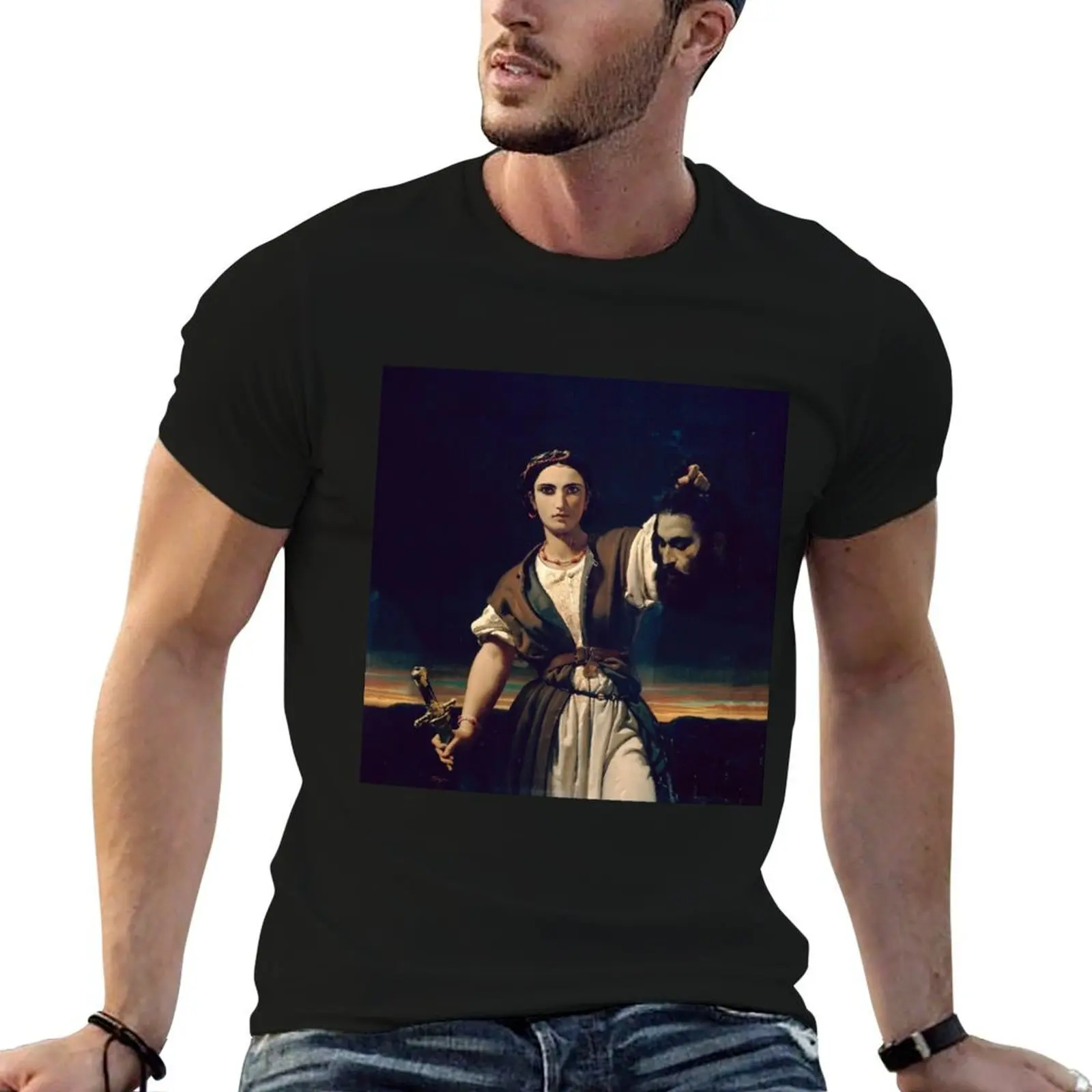 Judith at the Gates of Bethulia T-Shirt black cotton t-shirt plain for man package t shirt man casual T-Shirt
Judith at the Gates of Bethulia T-Shirt black cotton t-shirt plain for man package t shirt man casual T-Shirt