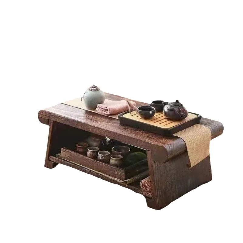 Bay window small coffee table household folding table solid wood tatami small table
Bay window small coffee table household folding table solid wood tatami small table