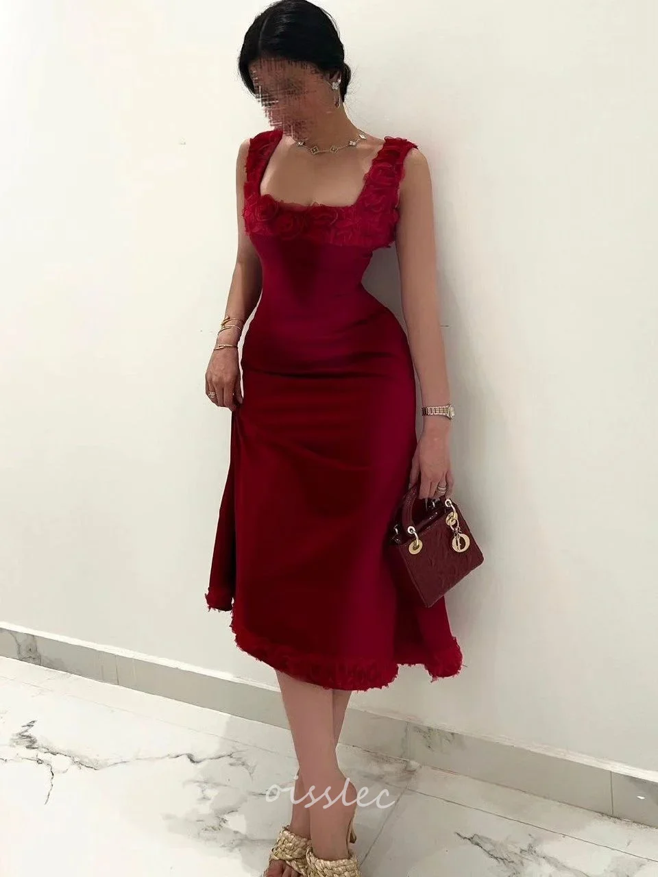 Simple Wine Red Chiffon Mermaid Evening Dresses Formal Occasion Gown Ruffled Prom Dress Evening Gowns 2024 Tea Length
Simple Wine Red Chiffon Mermaid Evening Dresses Formal Occasion Gown Ruffled Prom Dress Evening Gowns 2024 Tea Length