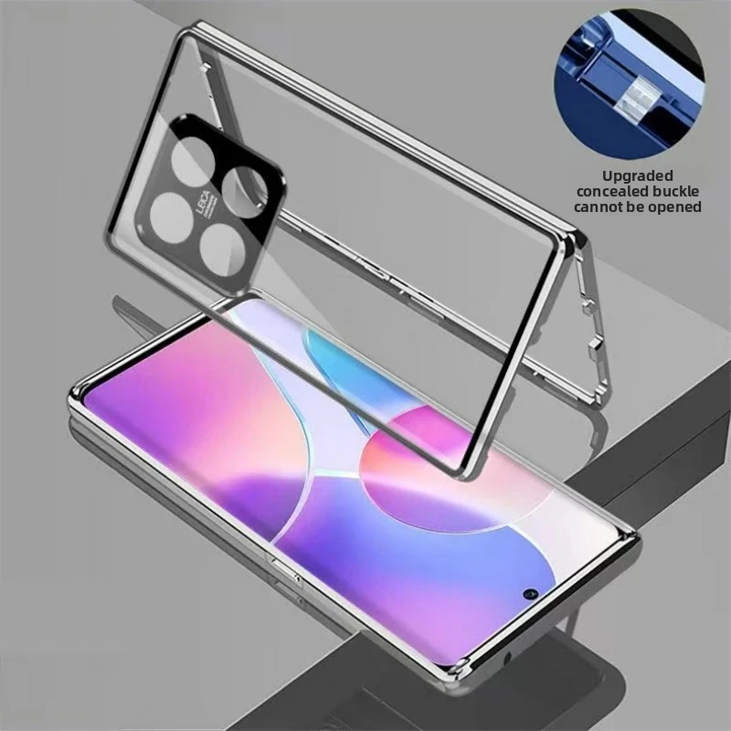 For Xiaomi 13T 14T 15T 14 Ultra 17 Pro Max Metal Magnetic Phone Case Lens Protection Double Sided Tempered Glass Cover Cases
For Xiaomi 13T 14T 15T 14 Ultra 17 Pro Max Metal Magnetic Phone Case Lens Protection Double Sided Tempered Glass Cover Cases