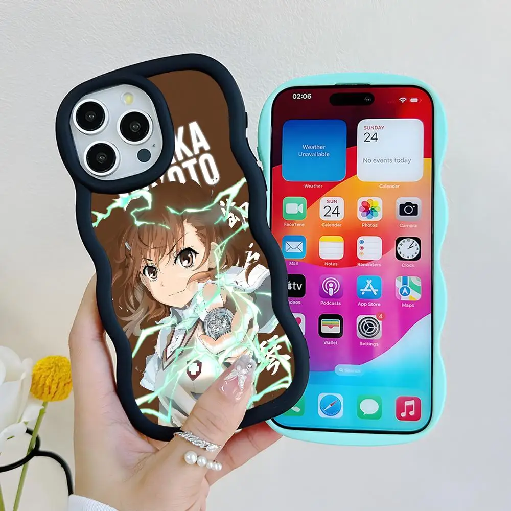 Scientific Railgun Misaka Phone Case for iPhone 17 16 15 14 13 12 11 Air Pro Max Plus Black Soft TPU Wavy Edge Cover
Scientific Railgun Misaka Phone Case for iPhone 17 16 15 14 13 12 11 Air Pro Max Plus Black Soft TPU Wavy Edge Cover