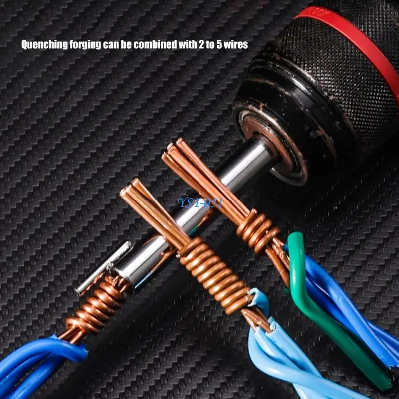 E15A Carbon Steel Automatic Wire Splicers For 4mm² Cables Efficient Electrical Connection Tool Drill Power Operation
E15A Carbon Steel Automatic Wire Splicers For 4mm² Cables Efficient Electrical Connection Tool Drill Power Operation