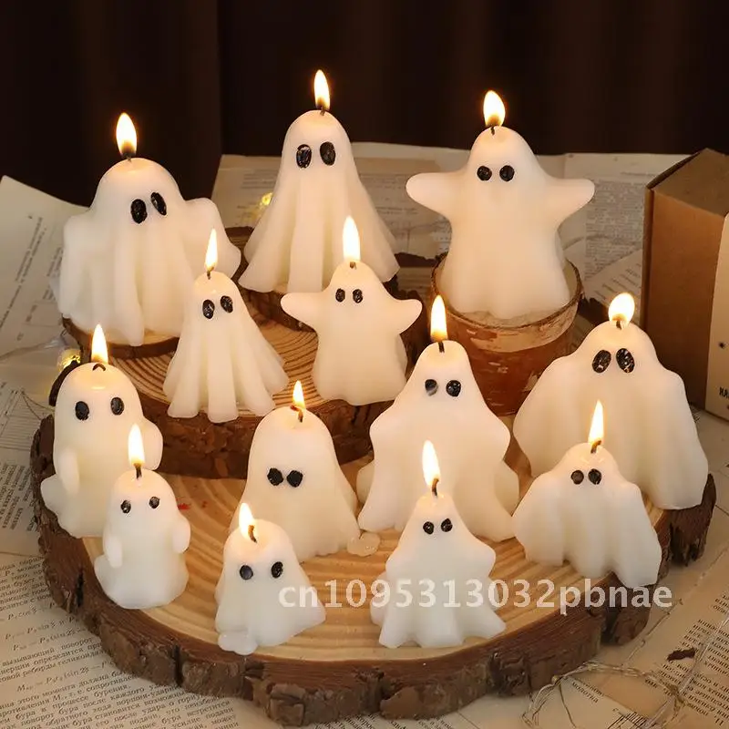 Halloween Ghost Scented Candle Set Handmade Soy Mixed Wax Atmosphere Home Styling High-End Aromatherapy Gift 
Halloween Ghost Scented Candle Set Handmade Soy Mixed Wax Atmosphere Home Styling High-End Aromatherapy Gift