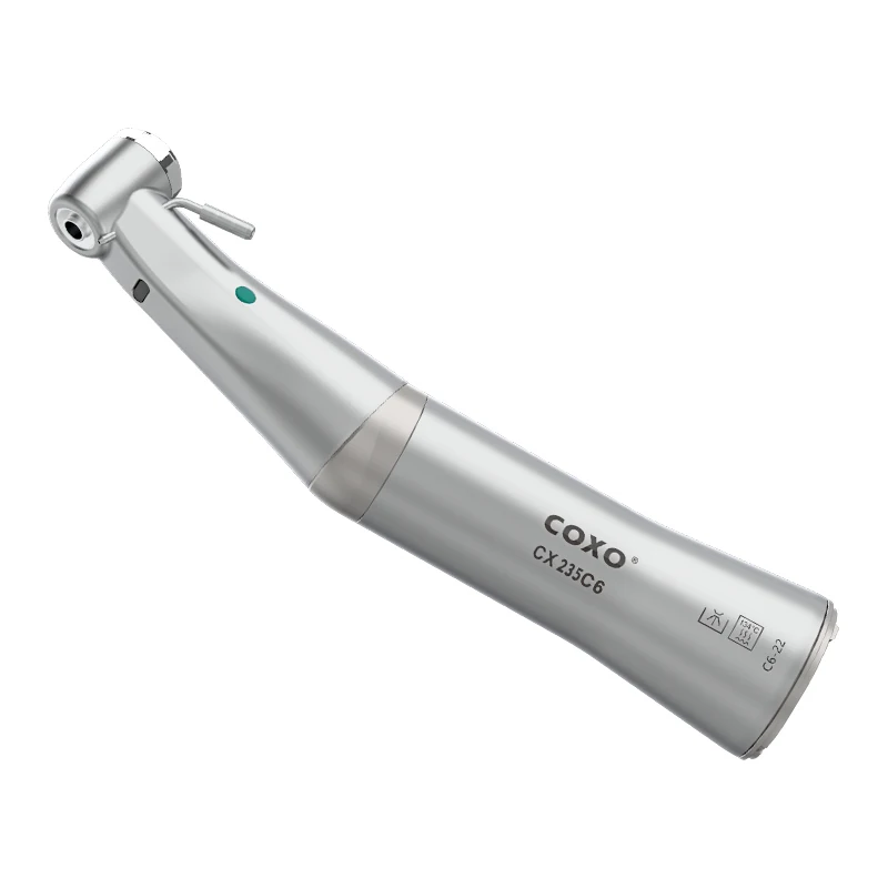 C0XO Hot sale CX235 C6-22 20:1 contra angle optical fiber External Water den tal Low Speed Handpiece Led with dentist
C0XO Hot sale CX235 C6-22 20:1 contra angle optical fiber External Water den tal Low Speed Handpiece Led with dentist