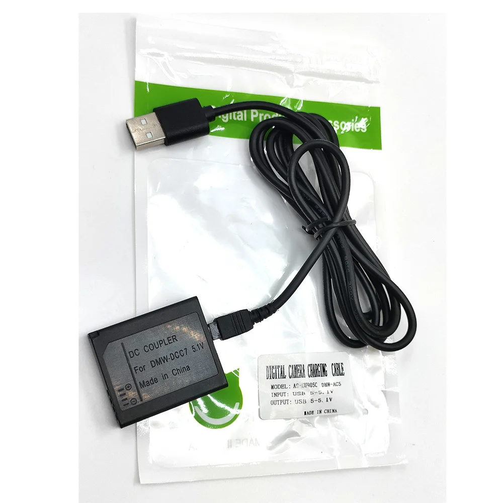 DCC7 DC Coupler DMW-BCJ13 Dummy Battery+USB DMW-AC5 Power Adapter Cable For Panasonic Lumix DMC-LX5 DMC-LX7 LX5 LX7 Camera
DCC7 DC Coupler DMW-BCJ13 Dummy Battery+USB DMW-AC5 Power Adapter Cable For Panasonic Lumix DMC-LX5 DMC-LX7 LX5 LX7 Camera