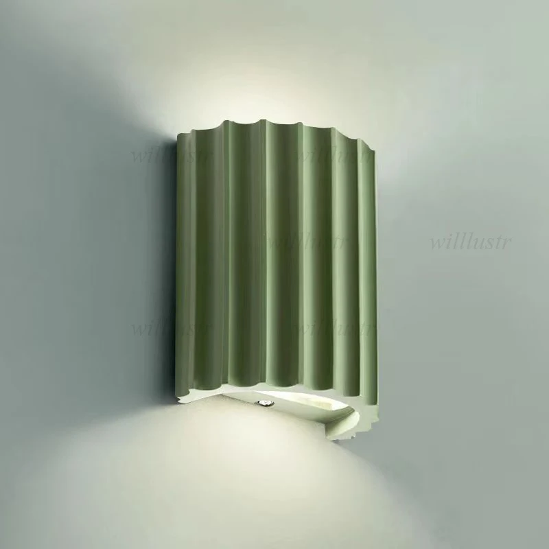 Macaron Color Resin Wall Lamp Creative Semicylinder Sconce Porch Cafe Bar Bedside Balcony Green Orange Gold Gray Lighting
Macaron Color Resin Wall Lamp Creative Semicylinder Sconce Porch Cafe Bar Bedside Balcony Green Orange Gold Gray Lighting