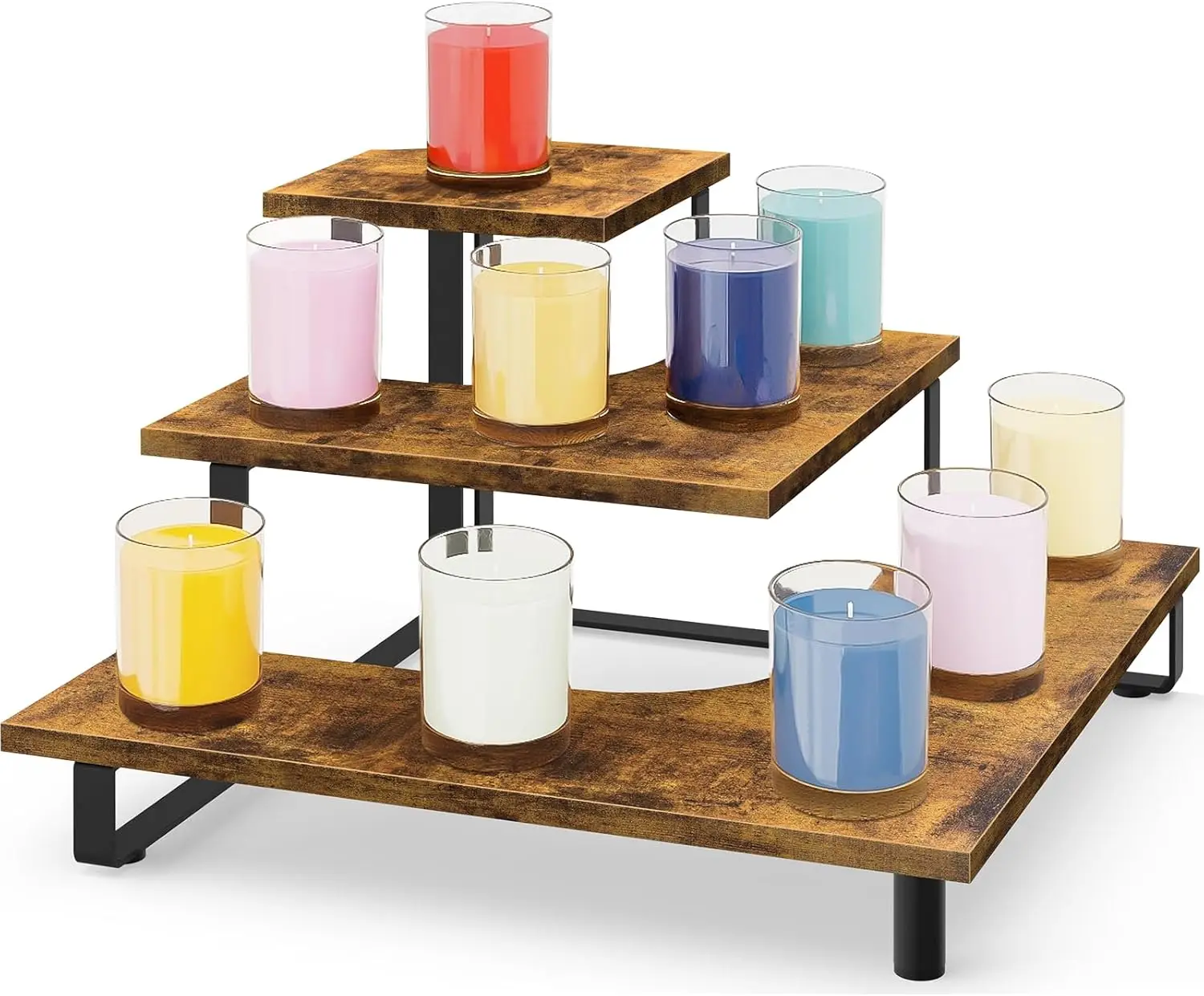 3 Tier Wooden Display Rack for Retail Counter, Portable Tabletop Shelf for Cupcake Jewelry Sticker
3 Tier Wooden Display Rack for Retail Counter, Portable Tabletop Shelf for Cupcake Jewelry Sticker