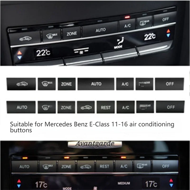 For 11-16 Mercedes-Benz air-conditioning buttons E-class E200 E260L E300 E350 central control AC button Seven buttons
For 11-16 Mercedes-Benz air-conditioning buttons E-class E200 E260L E300 E350 central control AC button Seven buttons