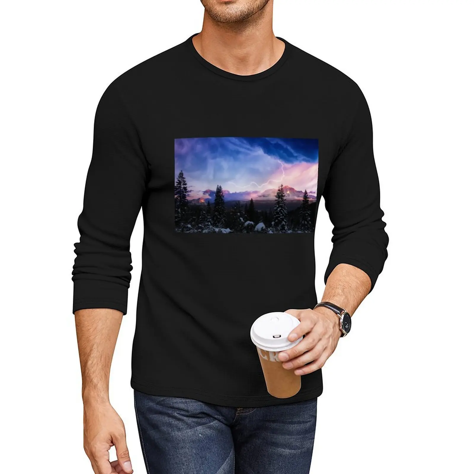 Stormy Skies Lightning Over Mt. Shasta Long T-Shirt boys t shirts tees black t shirt boys white t shirts plain shirts men
Stormy Skies Lightning Over Mt. Shasta Long T-Shirt boys t shirts tees black t shirt boys white t shirts plain shirts men