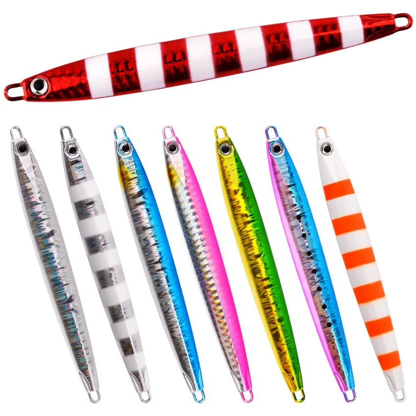 Wholesale Long Cast Metal Jig Lead Fish Sinking Lure Luminous Lifelike Freshwater Saltwater Artificial Fishing Lure Bass Tackle
Wholesale Long Cast Metal Jig Lead Fish Sinking Lure Luminous Lifelike Freshwater Saltwater Artificial Fishing Lure Bass Tackle