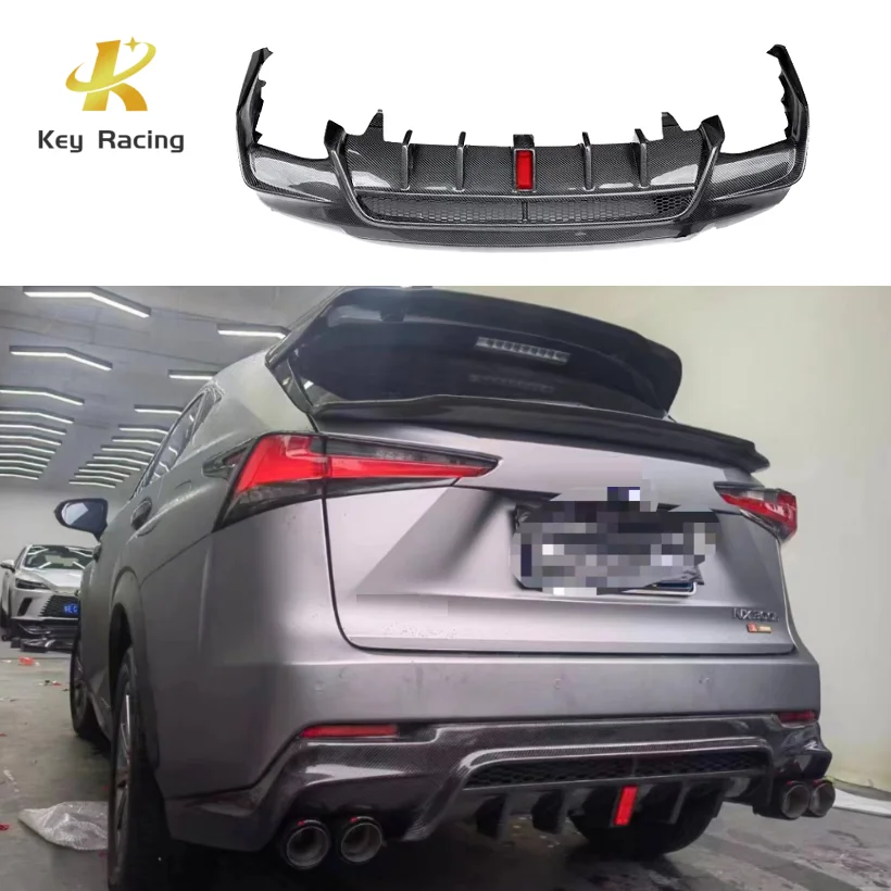 For Lexus NX 2015-2021 Autos Accesorio Rear Bumper Diffuser Carbon Fiber Rear Diffuser With LED Accesorios Auto
For Lexus NX 2015-2021 Autos Accesorio Rear Bumper Diffuser Carbon Fiber Rear Diffuser With LED Accesorios Auto