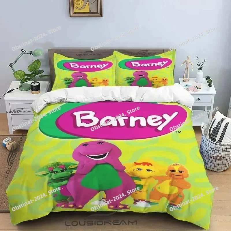 2025 Barney Friends Cute Cartoon Bedding Set Dinosaur Pattern Duvet Cover Pillow Case boys Bedroom Double King Size Comforter Gi
2025 Barney Friends Cute Cartoon Bedding Set Dinosaur Pattern Duvet Cover Pillow Case boys Bedroom Double King Size Comforter Gi