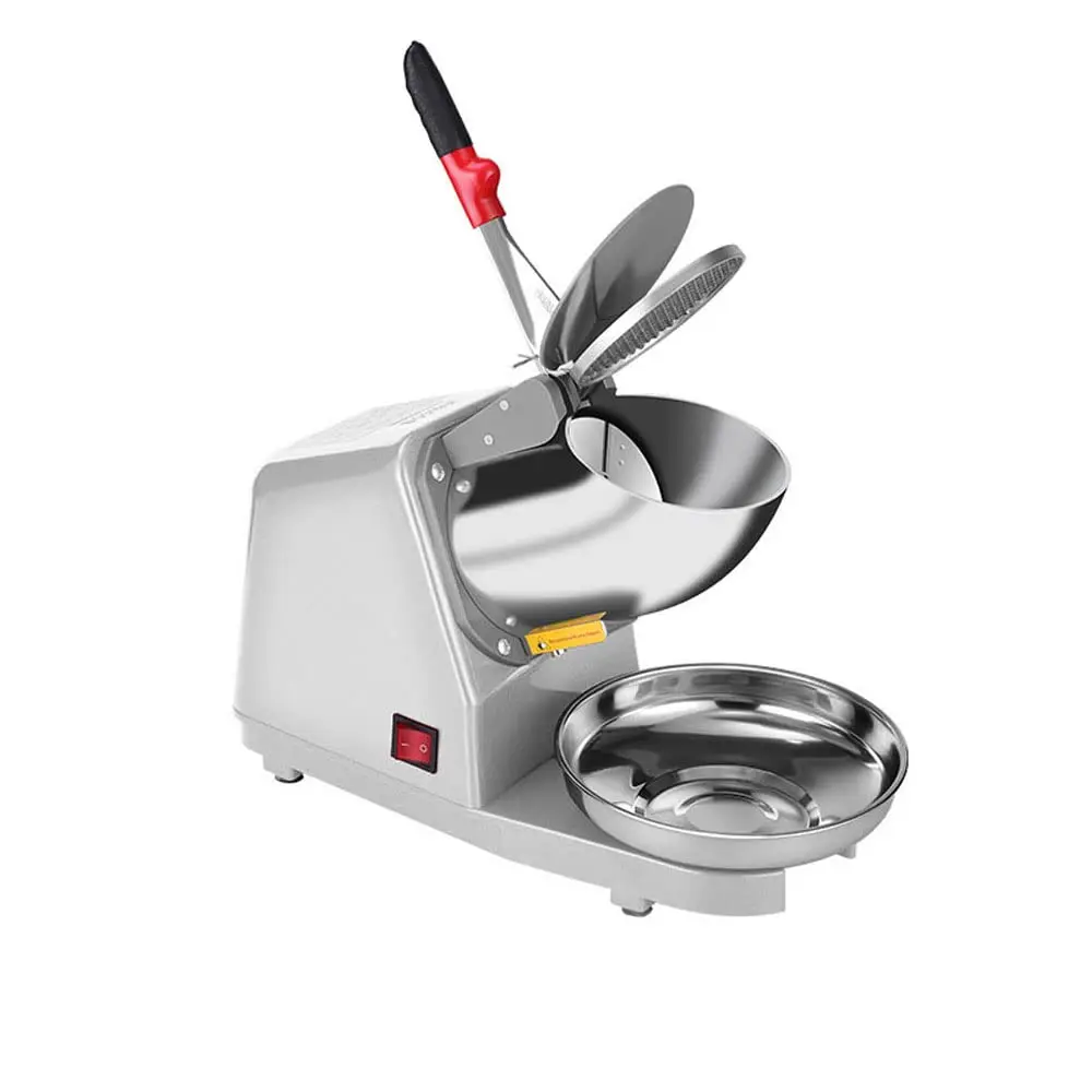 Electric Shaved Ice Machine 1Pcs Electric Dual Blades Ice Crusher Shaver Snow Cone Maker 187lbs/hr for Home and Commerci
Electric Shaved Ice Machine 1Pcs Electric Dual Blades Ice Crusher Shaver Snow Cone Maker 187lbs/hr for Home and Commerci