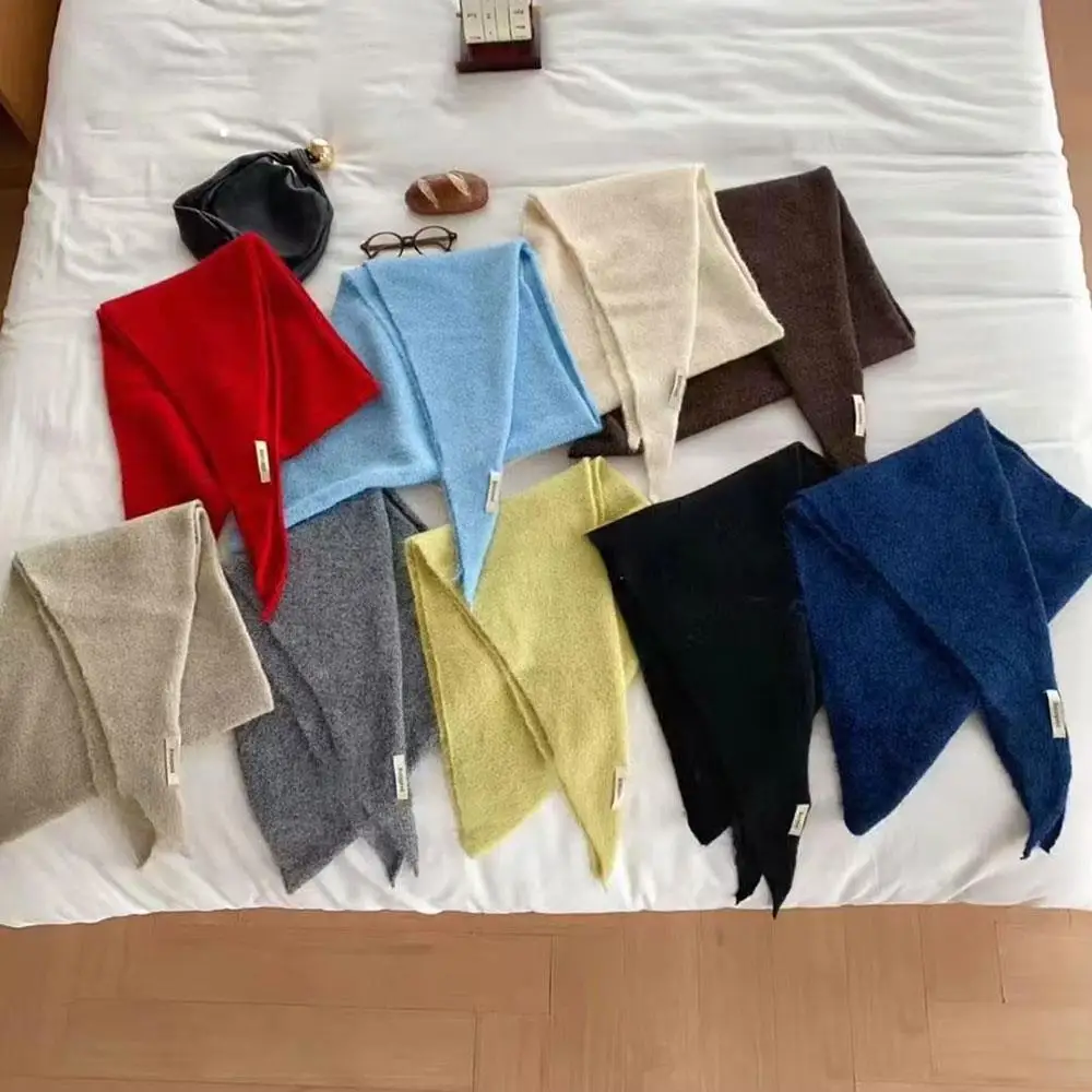 Knitted Triangular Scarf Hijab Headscarf Shawl Neckerchief Kerchief Korean Style Women Winter Big Size Warm Solid Fashion Shawl
Knitted Triangular Scarf Hijab Headscarf Shawl Neckerchief Kerchief Korean Style Women Winter Big Size Warm Solid Fashion Shawl