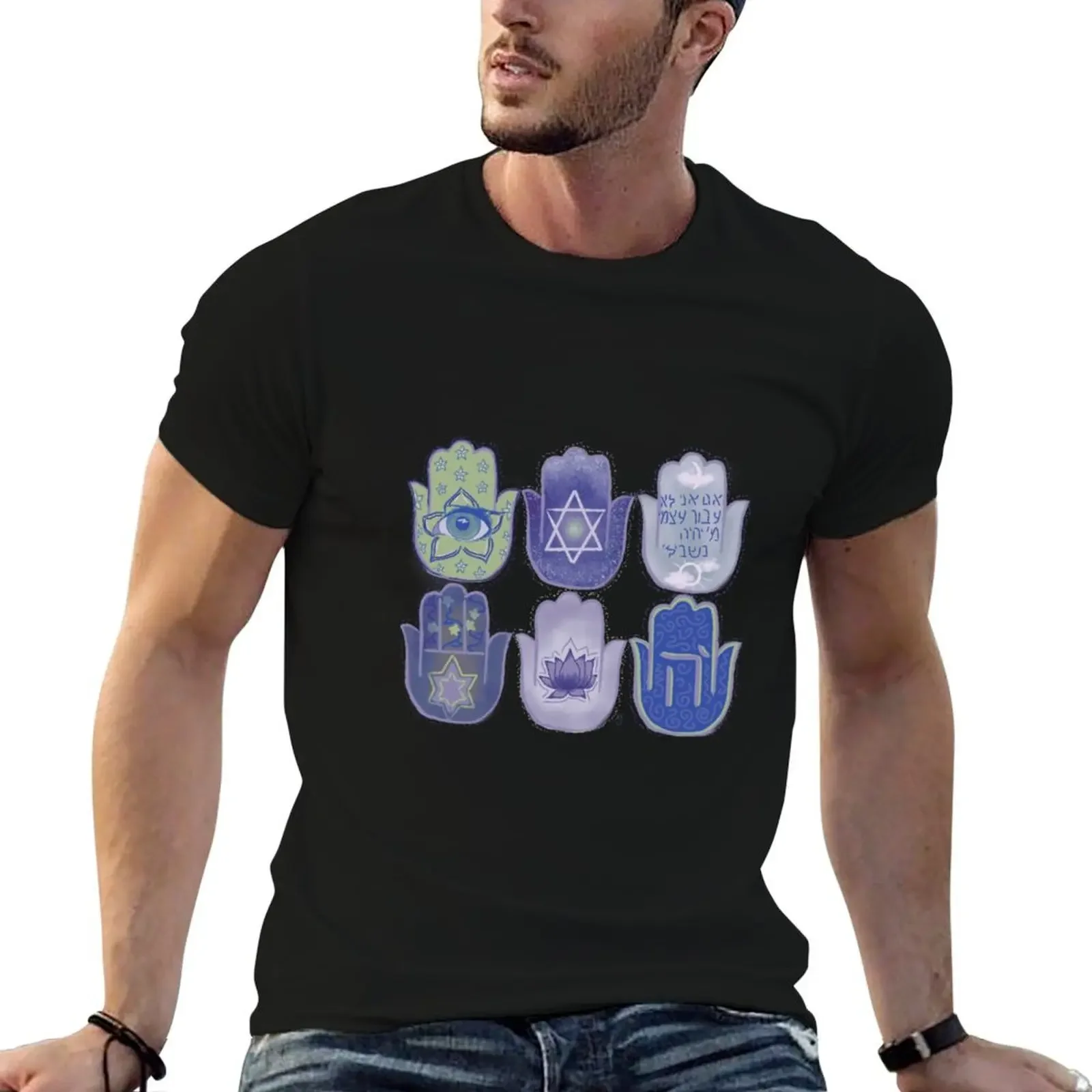 Chamsa- Blue T-Shirt anime tshirt graphic shirts Funny t-shirts Short sleeve tee men
Chamsa- Blue T-Shirt anime tshirt graphic shirts Funny t-shirts Short sleeve tee men