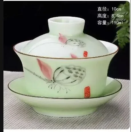 Чайный набор GaiWan 150 мл, фарфоровые чайные наборы из костяного фарфора для путешествий, легкий чайник
Чайный набор GaiWan 150 мл, фарфоровые чайные наборы из костяного фарфора для путешествий, легкий чайник