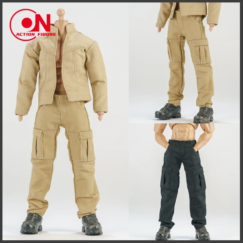 1/12 Classics Cardigan Khaki Jacket Multiple Pockets Cargo Pants Clothes Set For 6in Male Soldier NW Action Figures Model
1/12 Classics Cardigan Khaki Jacket Multiple Pockets Cargo Pants Clothes Set For 6in Male Soldier NW Action Figures Model