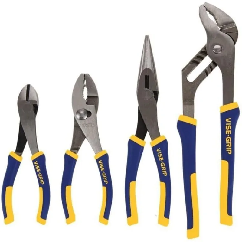 IRWIN VISE-GRIP Pliers Set, 4-Piece (2078707), Blue
IRWIN VISE-GRIP Pliers Set, 4-Piece (2078707), Blue