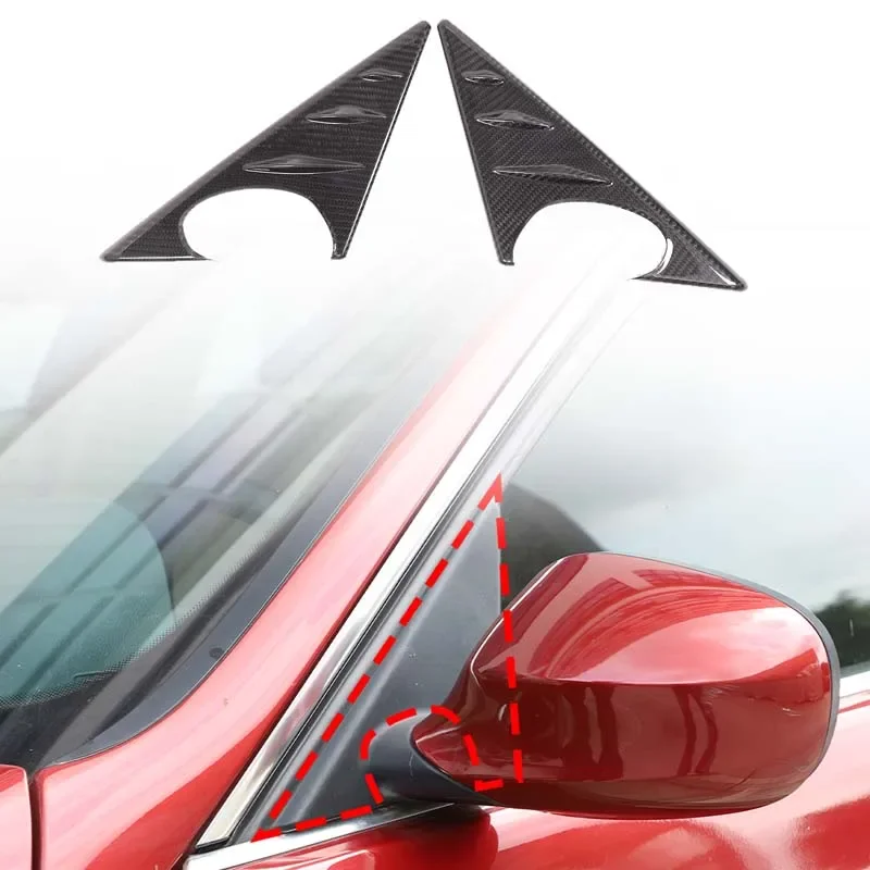 2Pcs Real carbon fiber For BMW 3 Series E90 2005-2012 car rearview mirror side triangle spoiler trim panel sticker accessories
2Pcs Real carbon fiber For BMW 3 Series E90 2005-2012 car rearview mirror side triangle spoiler trim panel sticker accessories