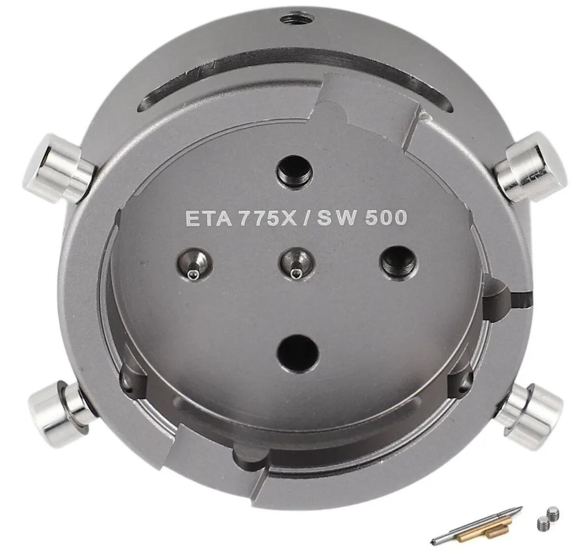Watch Movement Holder for ETA 7750 - 7758 / SW500 13 1/4 Tool for Watch Repairing Watchmaker Repair Tools
Watch Movement Holder for ETA 7750 - 7758 / SW500 13 1/4 Tool for Watch Repairing Watchmaker Repair Tools