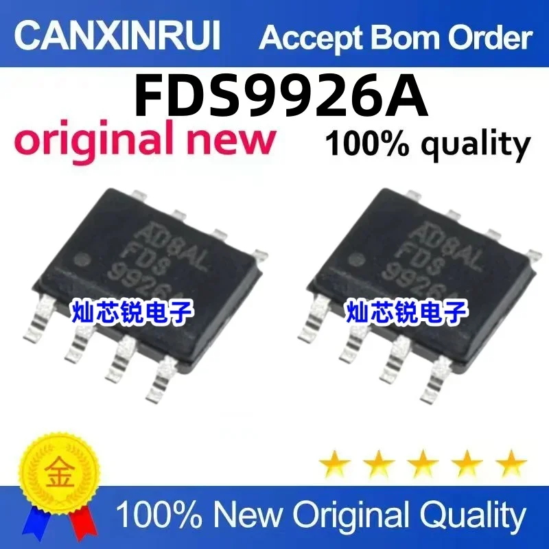 (5-100 pieces) New stock FDS9926A-NL FDS9926A 9926A SOP
(5-100 pieces) New stock FDS9926A-NL FDS9926A 9926A SOP