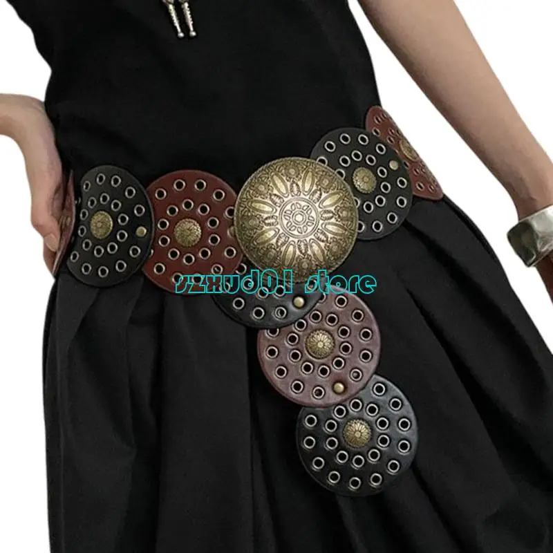 1XCA Western Disc Waist Chain Grommet Hollow Grunge Chain Cowgirl Belt for Women Proms Club Party for Jeans Dresses
1XCA Western Disc Waist Chain Grommet Hollow Grunge Chain Cowgirl Belt for Women Proms Club Party for Jeans Dresses