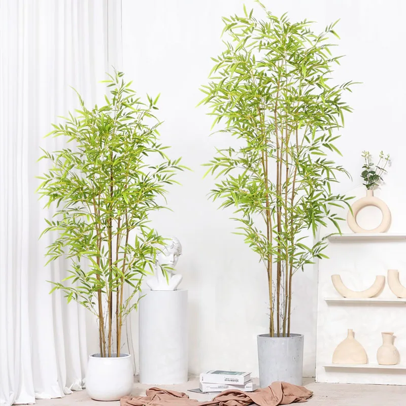 60-180cm Artificial Bamboo Plants Large Fake Palm Tree Plastic Bambusa Leaves Tropical Monstera Tree For Home Garden Shop Decor
60-180cm Artificial Bamboo Plants Large Fake Palm Tree Plastic Bambusa Leaves Tropical Monstera Tree For Home Garden Shop Decor